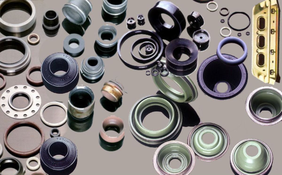 Her ölçüde keçe, o-ring ve toz koruma elemanları.